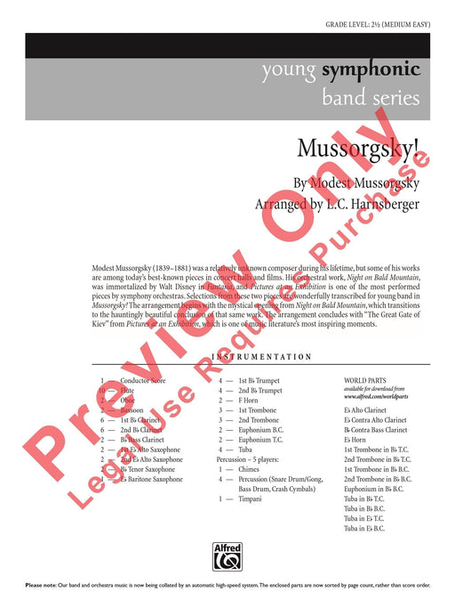 Mussorgsky! 總譜 | 小雅音樂 Hsiaoya Music