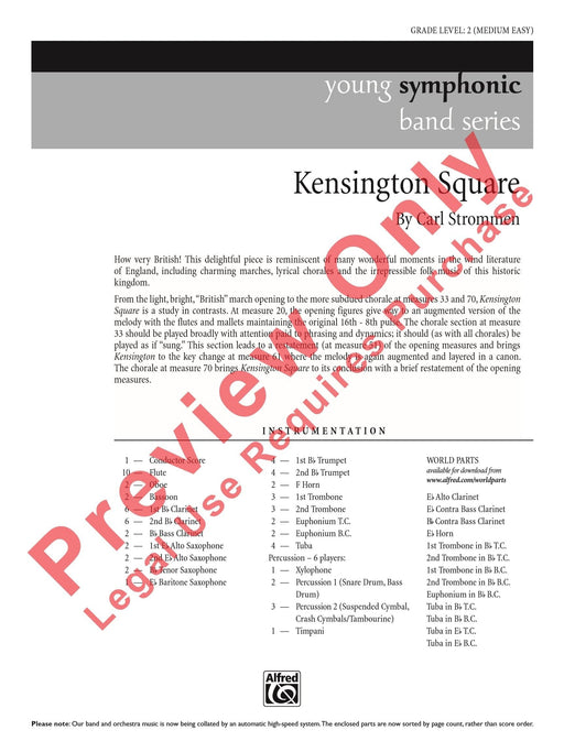 Kensington Square 總譜 | 小雅音樂 Hsiaoya Music