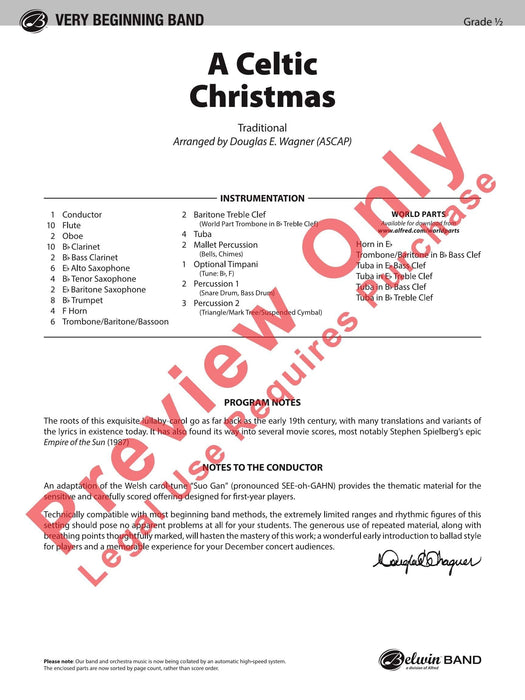 A Celtic Christmas 總譜 | 小雅音樂 Hsiaoya Music