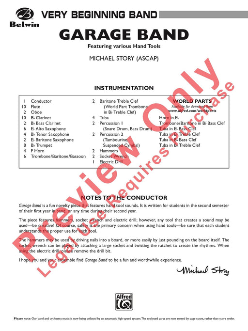 Garage Band 總譜 | 小雅音樂 Hsiaoya Music