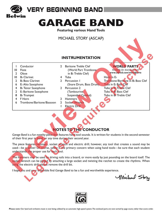 Garage Band 總譜 | 小雅音樂 Hsiaoya Music