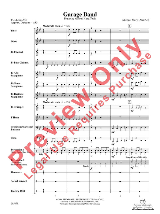 Garage Band 總譜 | 小雅音樂 Hsiaoya Music