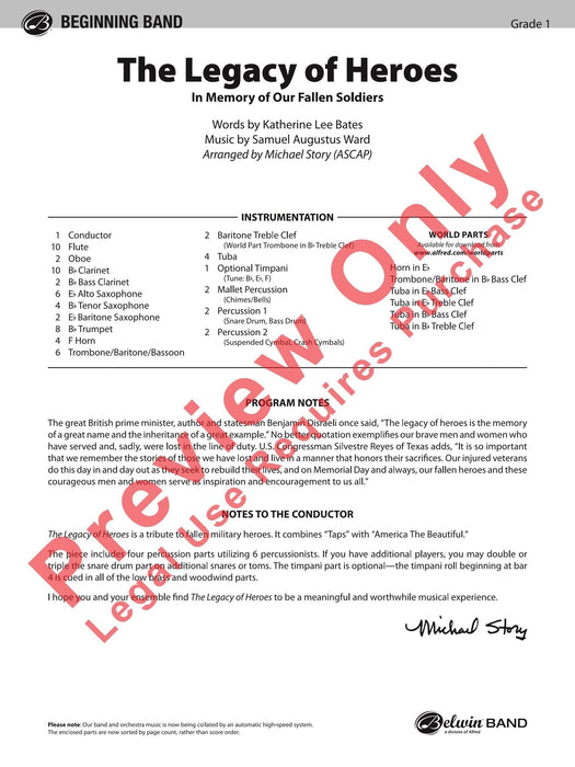 The Legacy of Heroes 總譜 | 小雅音樂 Hsiaoya Music