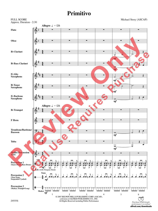 Primitivo 總譜 | 小雅音樂 Hsiaoya Music