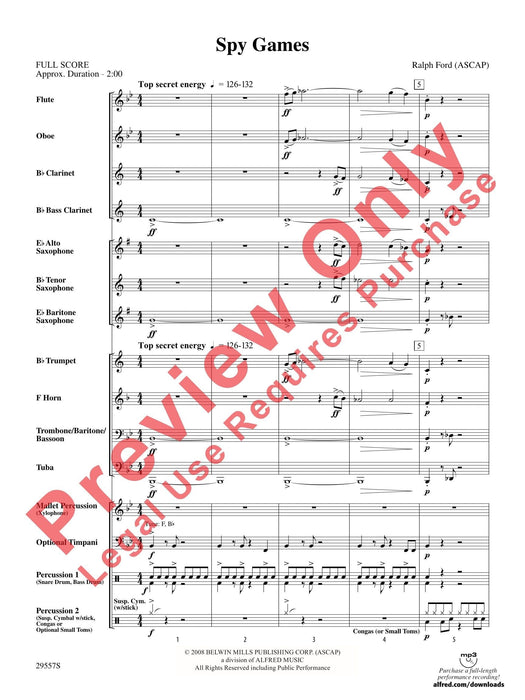 Spy Games 總譜 | 小雅音樂 Hsiaoya Music