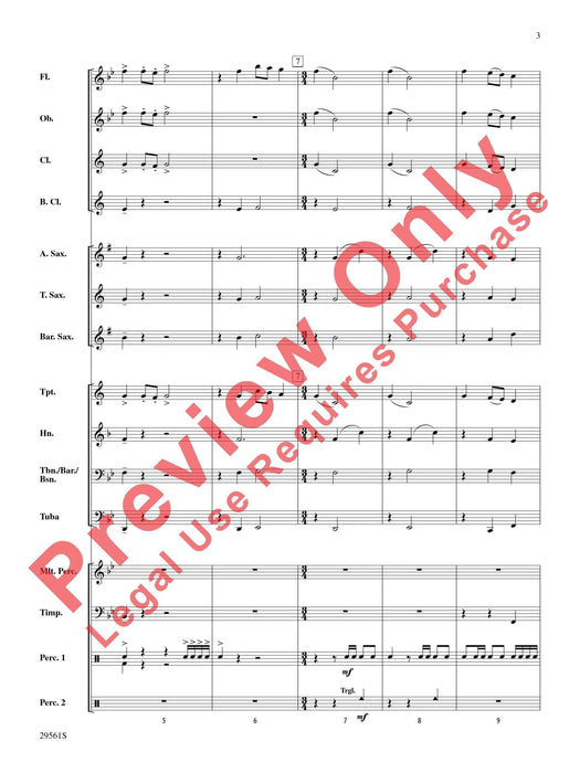 Flourish for Winds and Percussion 擊樂器 總譜 | 小雅音樂 Hsiaoya Music