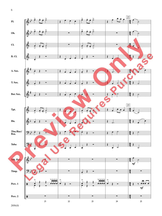 Flourish for Winds and Percussion 擊樂器 總譜 | 小雅音樂 Hsiaoya Music