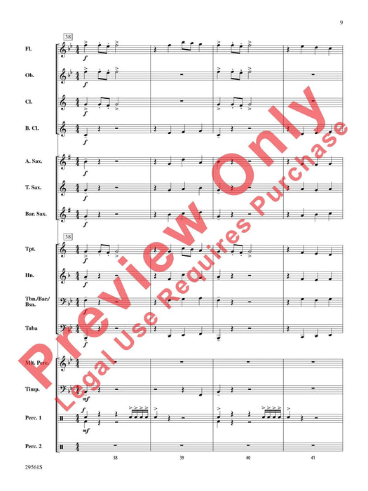 Flourish for Winds and Percussion 擊樂器 總譜 | 小雅音樂 Hsiaoya Music