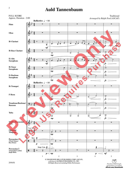 Auld Tannenbaum 總譜 | 小雅音樂 Hsiaoya Music