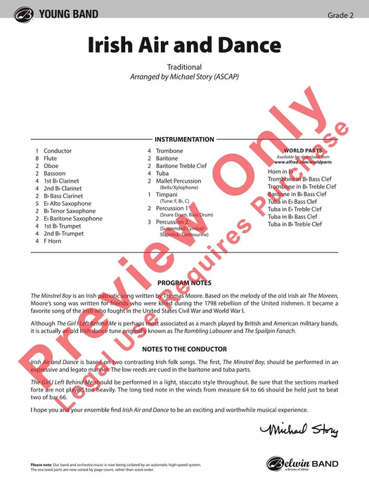 Irish Air and Dance 舞曲 總譜 | 小雅音樂 Hsiaoya Music