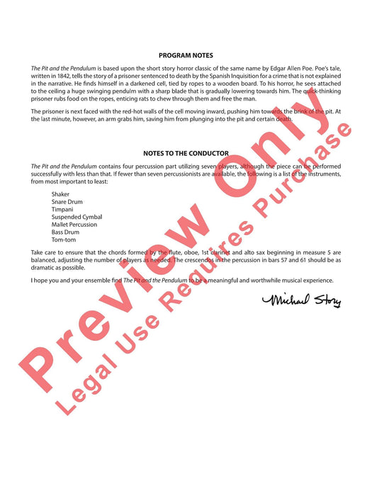 The Pit and the Pendulum 總譜 | 小雅音樂 Hsiaoya Music