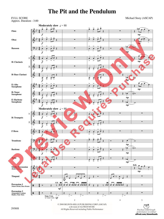 The Pit and the Pendulum 總譜 | 小雅音樂 Hsiaoya Music