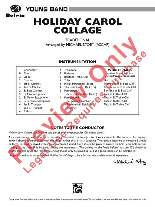 Holiday Carol Collage 耶誕頌歌 總譜 | 小雅音樂 Hsiaoya Music