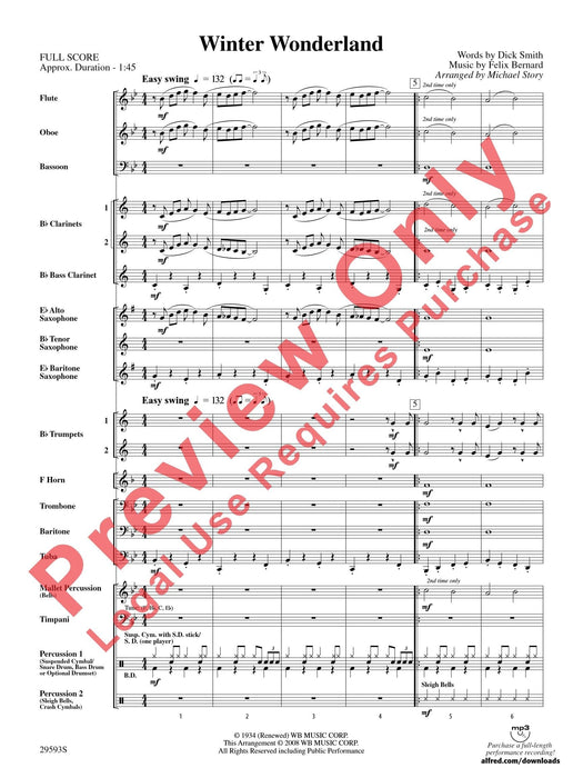 Winter Wonderland 總譜 | 小雅音樂 Hsiaoya Music