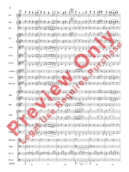 Declaration and Flourish (Movement III from the Vaughan Williams Suite) 樂章 組曲 總譜 | 小雅音樂 Hsiaoya Music