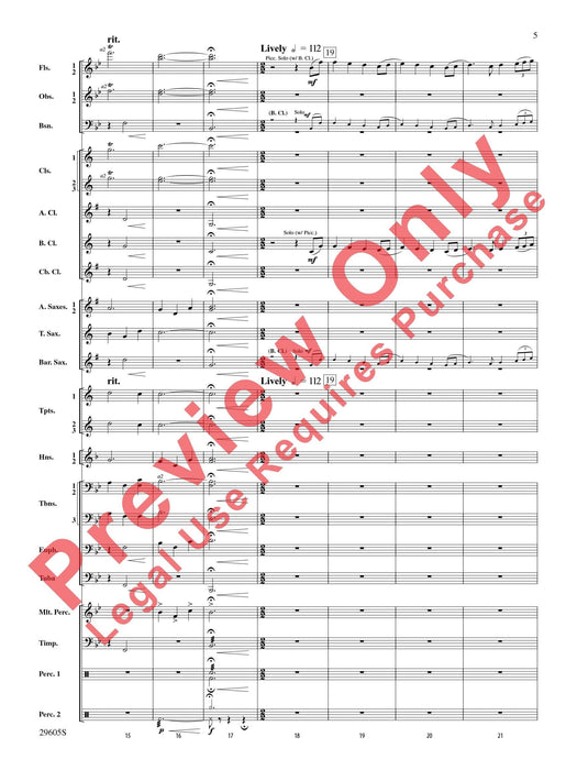 Declaration and Flourish (Movement III from the Vaughan Williams Suite) 樂章 組曲 總譜 | 小雅音樂 Hsiaoya Music