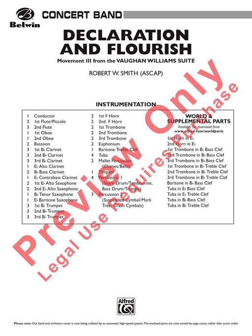 Declaration and Flourish (Movement III from the Vaughan Williams Suite) 樂章 組曲 | 小雅音樂 Hsiaoya Music