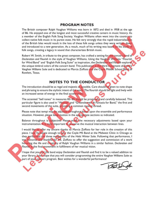 Declaration and Flourish (Movement III from the Vaughan Williams Suite) 樂章 組曲 | 小雅音樂 Hsiaoya Music