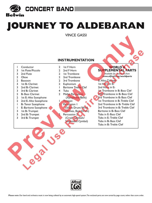 Journey to Aldebaran 總譜 | 小雅音樂 Hsiaoya Music