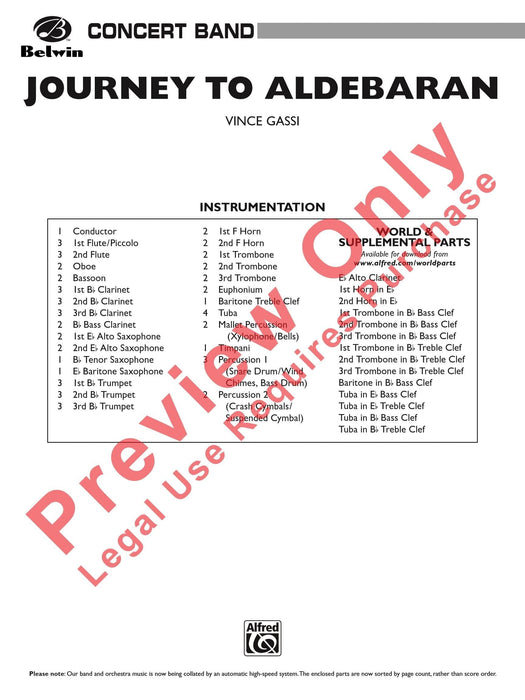 Journey to Aldebaran 總譜 | 小雅音樂 Hsiaoya Music