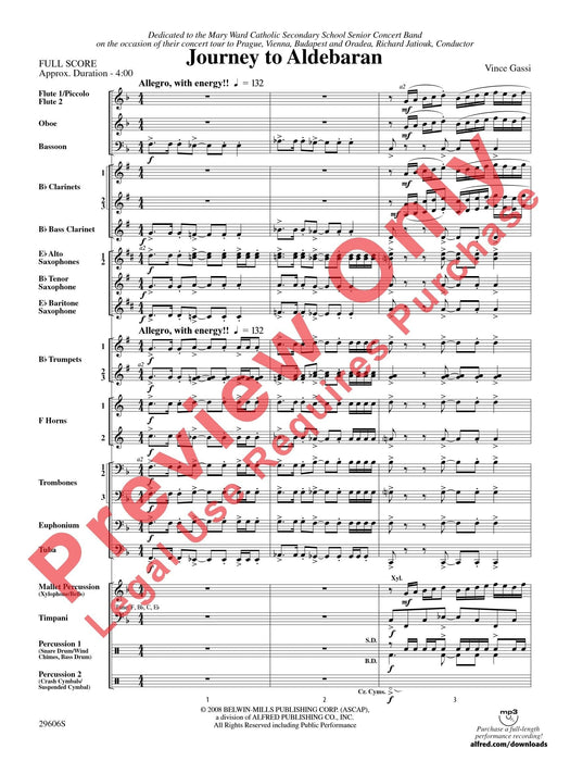 Journey to Aldebaran 總譜 | 小雅音樂 Hsiaoya Music