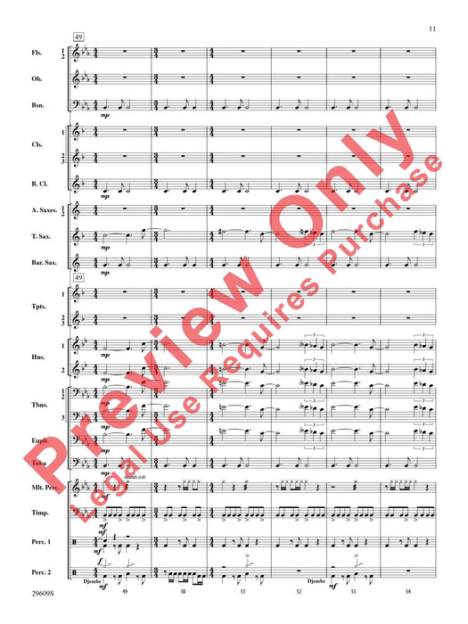 Echoes of Egypt Featuring: The Nile / Building the Pyramids / Sandstorm / The Pharaohs 總譜 | 小雅音樂 Hsiaoya Music