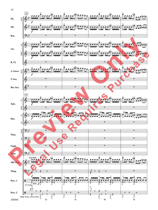 Echoes of Egypt Featuring: The Nile / Building the Pyramids / Sandstorm / The Pharaohs 總譜 | 小雅音樂 Hsiaoya Music