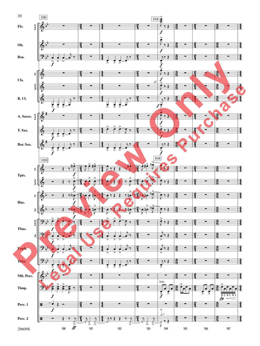 Echoes of Egypt Featuring: The Nile / Building the Pyramids / Sandstorm / The Pharaohs 總譜 | 小雅音樂 Hsiaoya Music