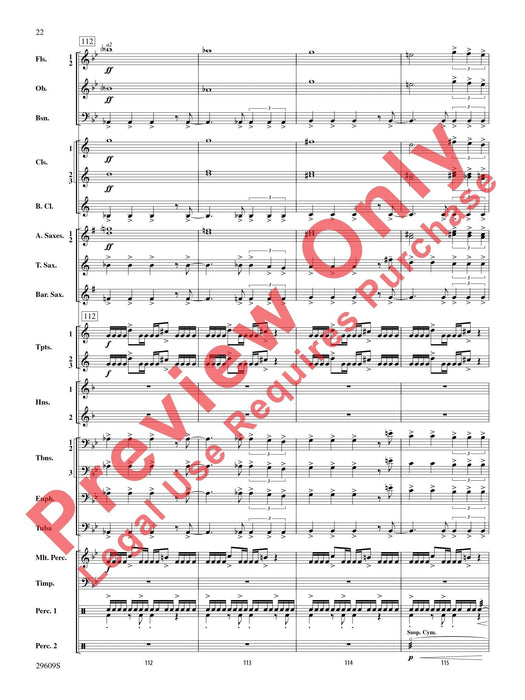 Echoes of Egypt Featuring: The Nile / Building the Pyramids / Sandstorm / The Pharaohs 總譜 | 小雅音樂 Hsiaoya Music