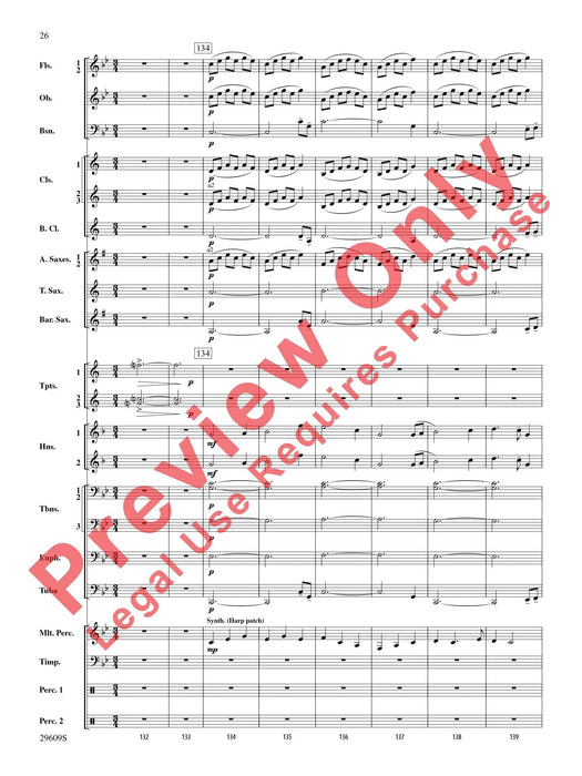 Echoes of Egypt Featuring: The Nile / Building the Pyramids / Sandstorm / The Pharaohs 總譜 | 小雅音樂 Hsiaoya Music