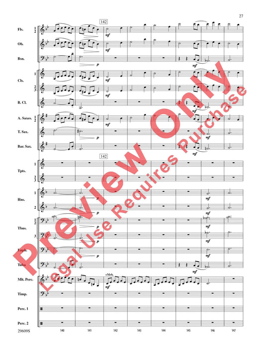 Echoes of Egypt Featuring: The Nile / Building the Pyramids / Sandstorm / The Pharaohs 總譜 | 小雅音樂 Hsiaoya Music