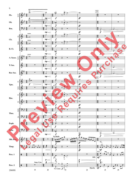 Echoes of Egypt Featuring: The Nile / Building the Pyramids / Sandstorm / The Pharaohs 總譜 | 小雅音樂 Hsiaoya Music