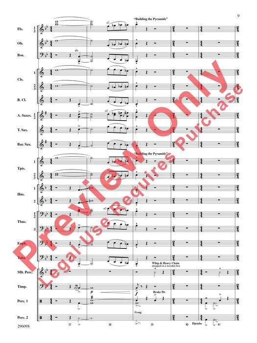 Echoes of Egypt Featuring: The Nile / Building the Pyramids / Sandstorm / The Pharaohs 總譜 | 小雅音樂 Hsiaoya Music