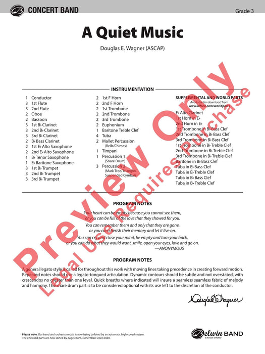 A Quiet Music 總譜 | 小雅音樂 Hsiaoya Music