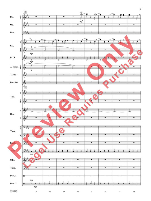 Roses de Noel Holiday Waltz for Concert Band 圓舞曲 室內管樂團 總譜 | 小雅音樂 Hsiaoya Music