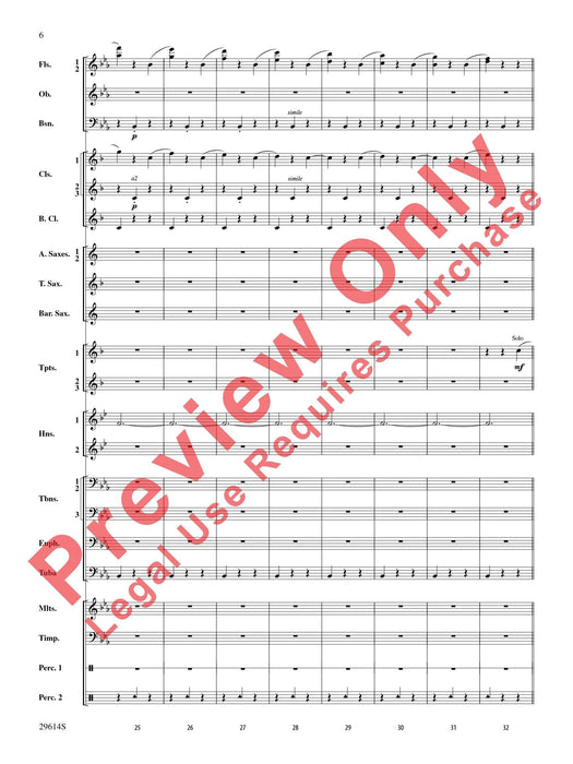 Roses de Noel Holiday Waltz for Concert Band 圓舞曲 室內管樂團 總譜 | 小雅音樂 Hsiaoya Music