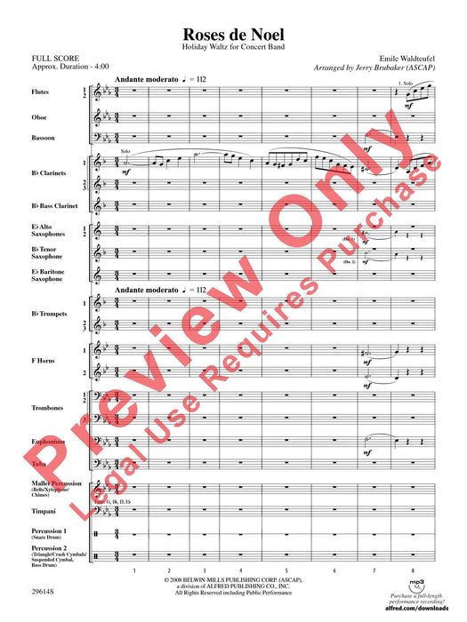 Roses de Noel Holiday Waltz for Concert Band 圓舞曲 室內管樂團 | 小雅音樂 Hsiaoya Music