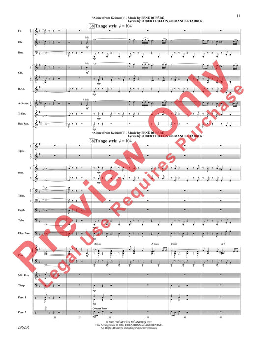 Cirque du Soleil, Concert Suite from Featuring: Alegria / Alone / O / Kunya Sobé 音樂會 組曲 總譜 | 小雅音樂 Hsiaoya Music