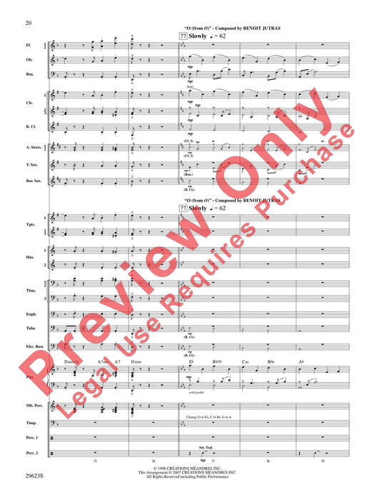 Cirque du Soleil, Concert Suite from Featuring: Alegria / Alone / O / Kunya Sobé 音樂會 組曲 總譜 | 小雅音樂 Hsiaoya Music