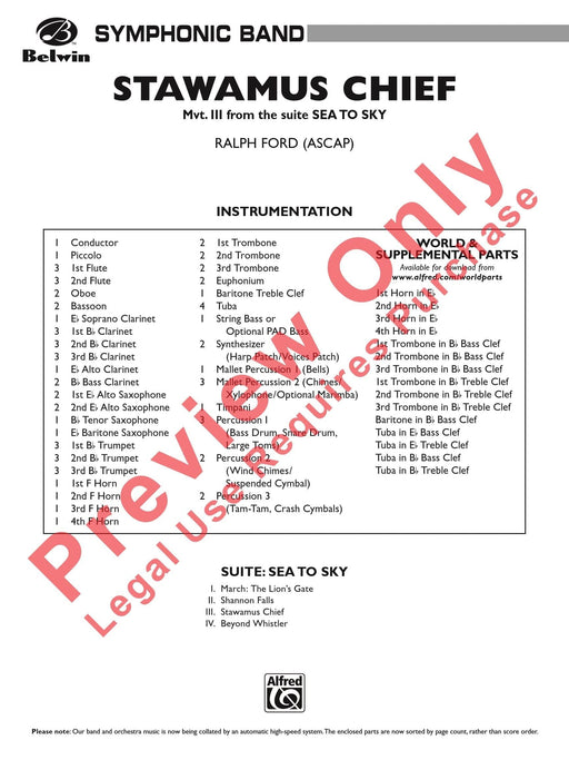 Stawamus Chief Mvt. III from the Sea to Sky 總譜 | 小雅音樂 Hsiaoya Music