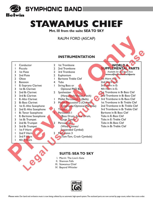 Stawamus Chief Mvt. III from the Sea to Sky 總譜 | 小雅音樂 Hsiaoya Music