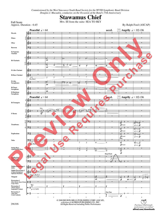 Stawamus Chief Mvt. III from the Sea to Sky 總譜 | 小雅音樂 Hsiaoya Music