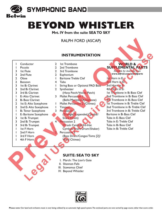 Beyond Whistler Mvt. IV from the Sea to Sky Suite 組曲 | 小雅音樂 Hsiaoya Music