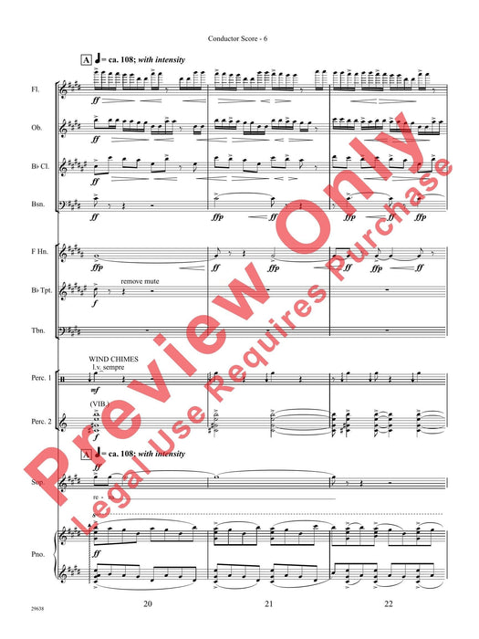 Three Spanish Songs (for Soprano and Wind Ensemble) 管樂團 總譜 | 小雅音樂 Hsiaoya Music