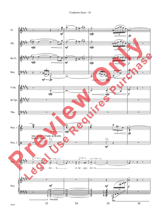 Three Spanish Songs (for Soprano and Wind Ensemble) 管樂團 總譜 | 小雅音樂 Hsiaoya Music