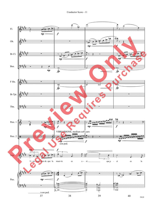 Three Spanish Songs (for Soprano and Wind Ensemble) 管樂團 總譜 | 小雅音樂 Hsiaoya Music