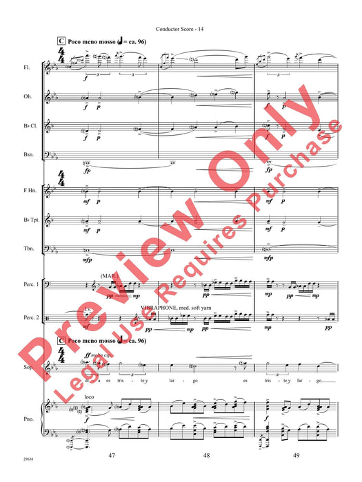 Three Spanish Songs (for Soprano and Wind Ensemble) 管樂團 總譜 | 小雅音樂 Hsiaoya Music