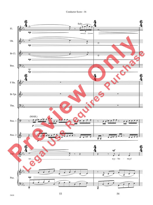 Three Spanish Songs (for Soprano and Wind Ensemble) 管樂團 總譜 | 小雅音樂 Hsiaoya Music