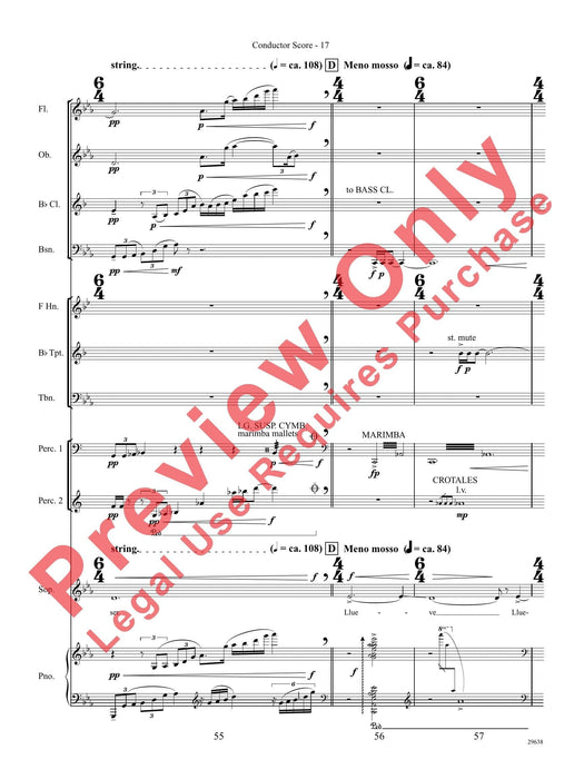 Three Spanish Songs (for Soprano and Wind Ensemble) 管樂團 總譜 | 小雅音樂 Hsiaoya Music