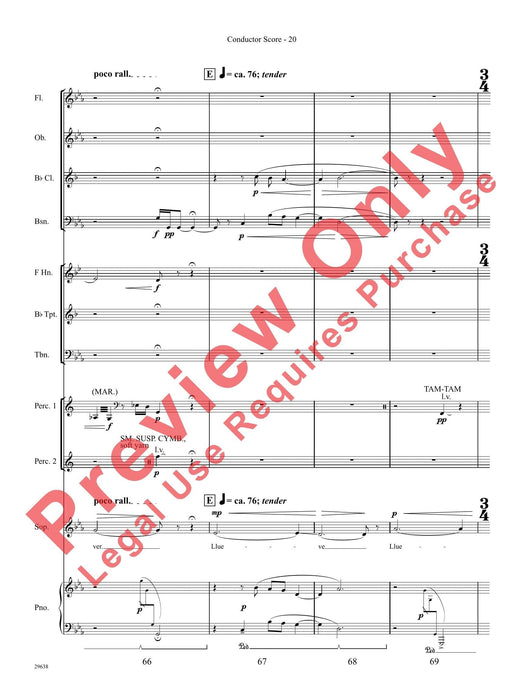 Three Spanish Songs (for Soprano and Wind Ensemble) 管樂團 總譜 | 小雅音樂 Hsiaoya Music